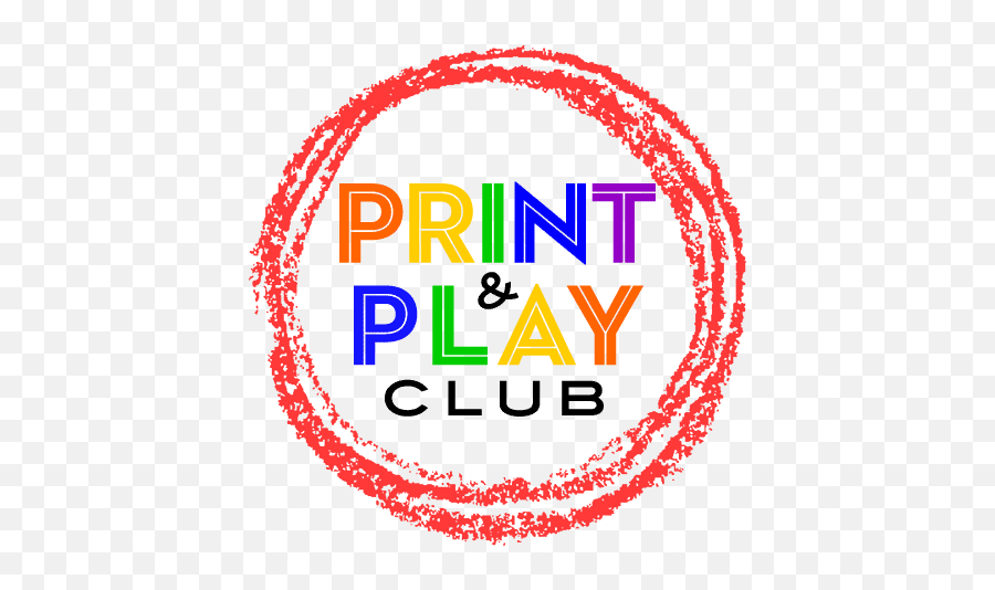 Print And Play Club U2013 Printables For Pre - K And Kindergarten Print And Play Club Png,Facebook Icon Download For Print