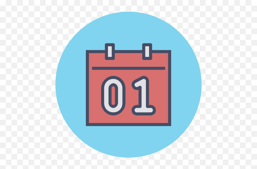 Calendar Date Event Month Day January New Year Icon - Calendar Icon Day 1 Png,Calendar Icon With Year