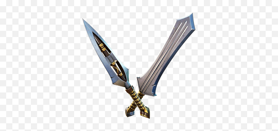 Fortnite Vibranium Daggers Pickaxe Harvesting Tools - Black Panther Weapons Png,Ocarina Of Time Icon