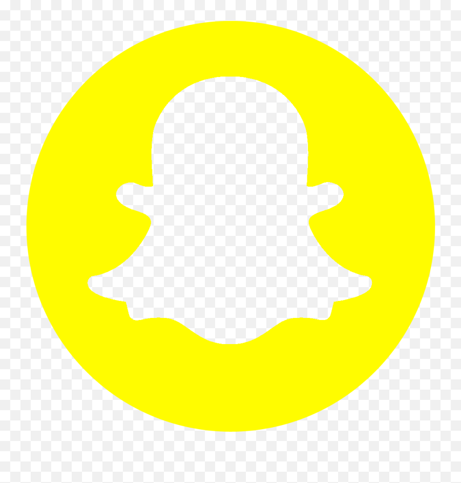 Download Snapchat Logo Png Circle - Snapchat Logo Png Black,Circle Logo
