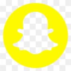 Download Snapchat Logo Png Circle - Black