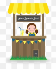 Transparent Background Lemonade Stand Clipart - Clipart Lemonade Stand Free Png,Lemonade Transparent