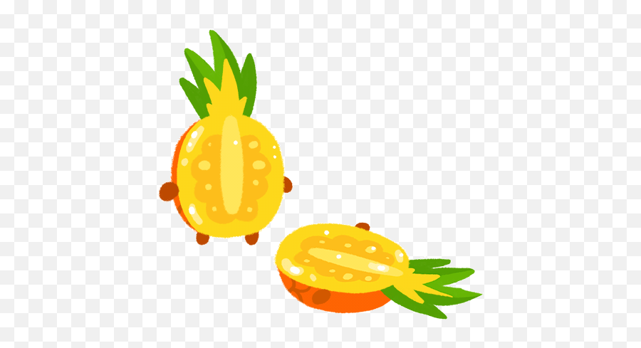 Sliced Dead Sticker - Sliced Dead Dying Discover U0026 Share Gifs Fruit Cut In Half Gif Png,Pineapple Slice Icon