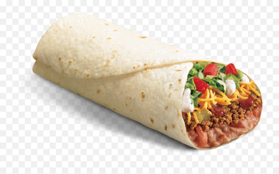 Download Burrito Png Free 089 - Taco Bell Burrito Png,Burrito Png