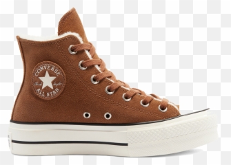 Converse Cosy Club Platform Marron - Chuck Taylor All Star Cozy Club Platform png