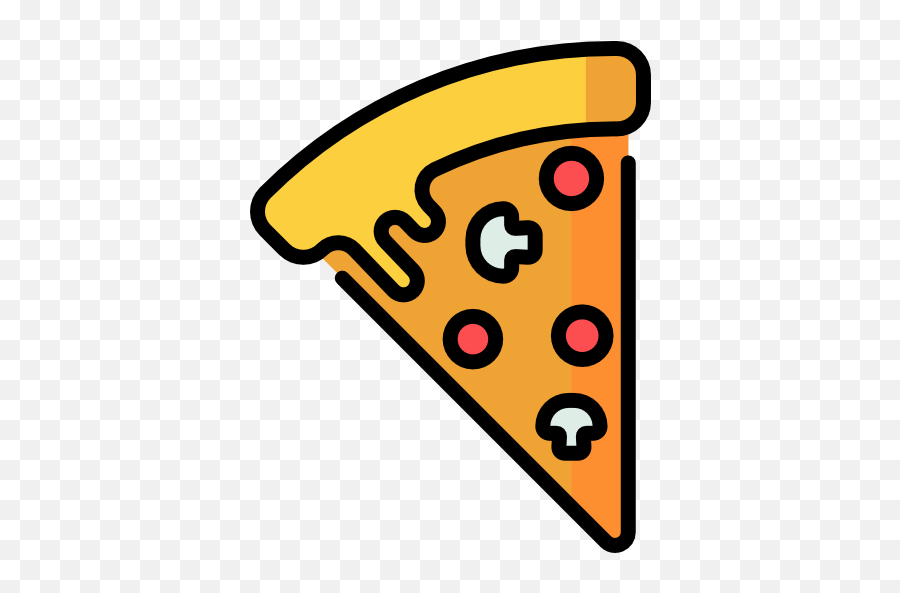 Pizza Slice Free Vector Icons Designed By Freepik Png Orange Icon