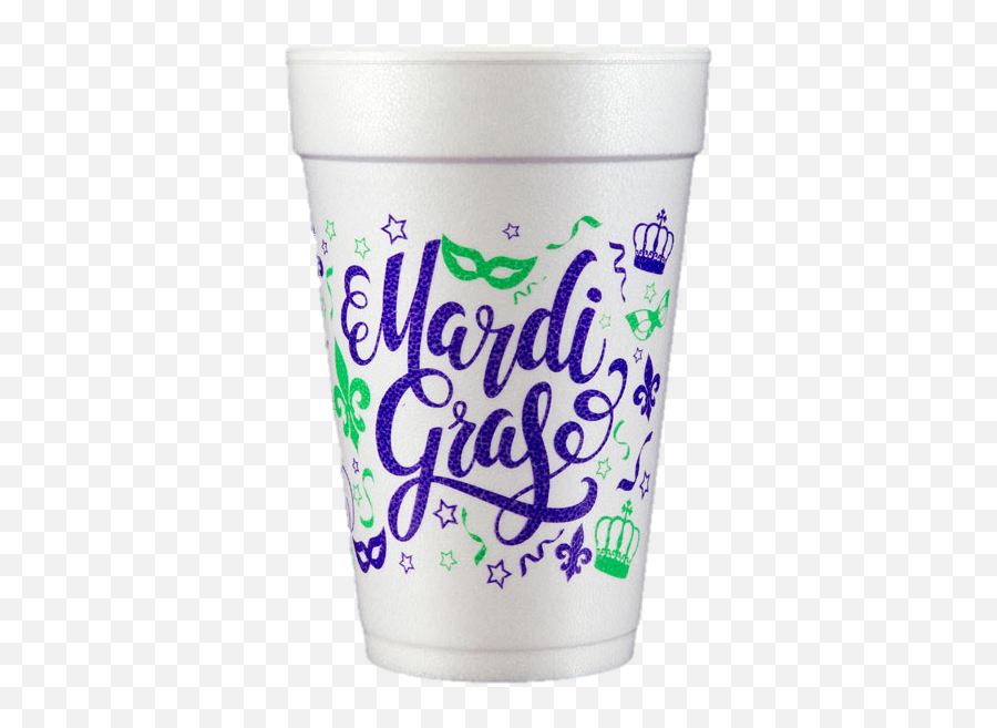 Download Your Mardi Gras Party Cups - Christmas Styrofoam Coffee Cup Png,Cups Png