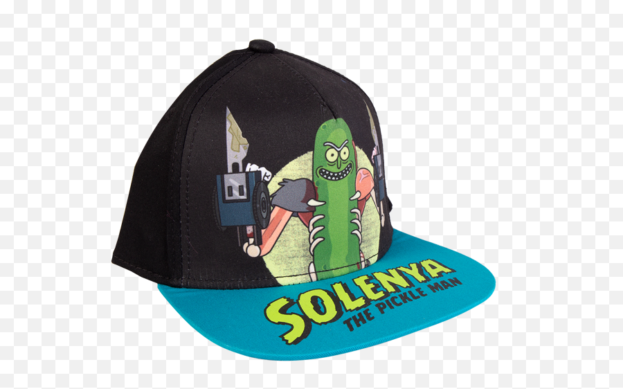 Rick And Morty - Solenya The Pickle Man Cap Baseball Cap Png,Backwards Hat Png