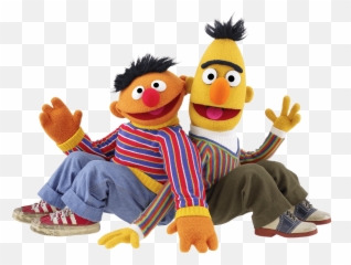 Sesame Street Logo Transparent Png - Bert And Ernie