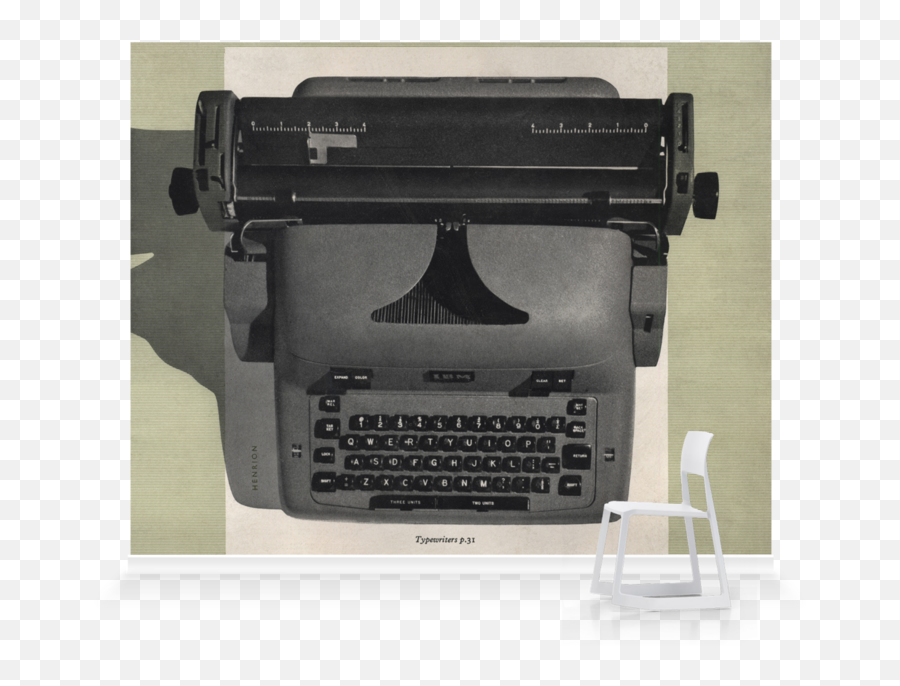 Typewriter Design 1954u0027 Wallpaper Mural Surfaceview - Machine Png,Typewriter Png