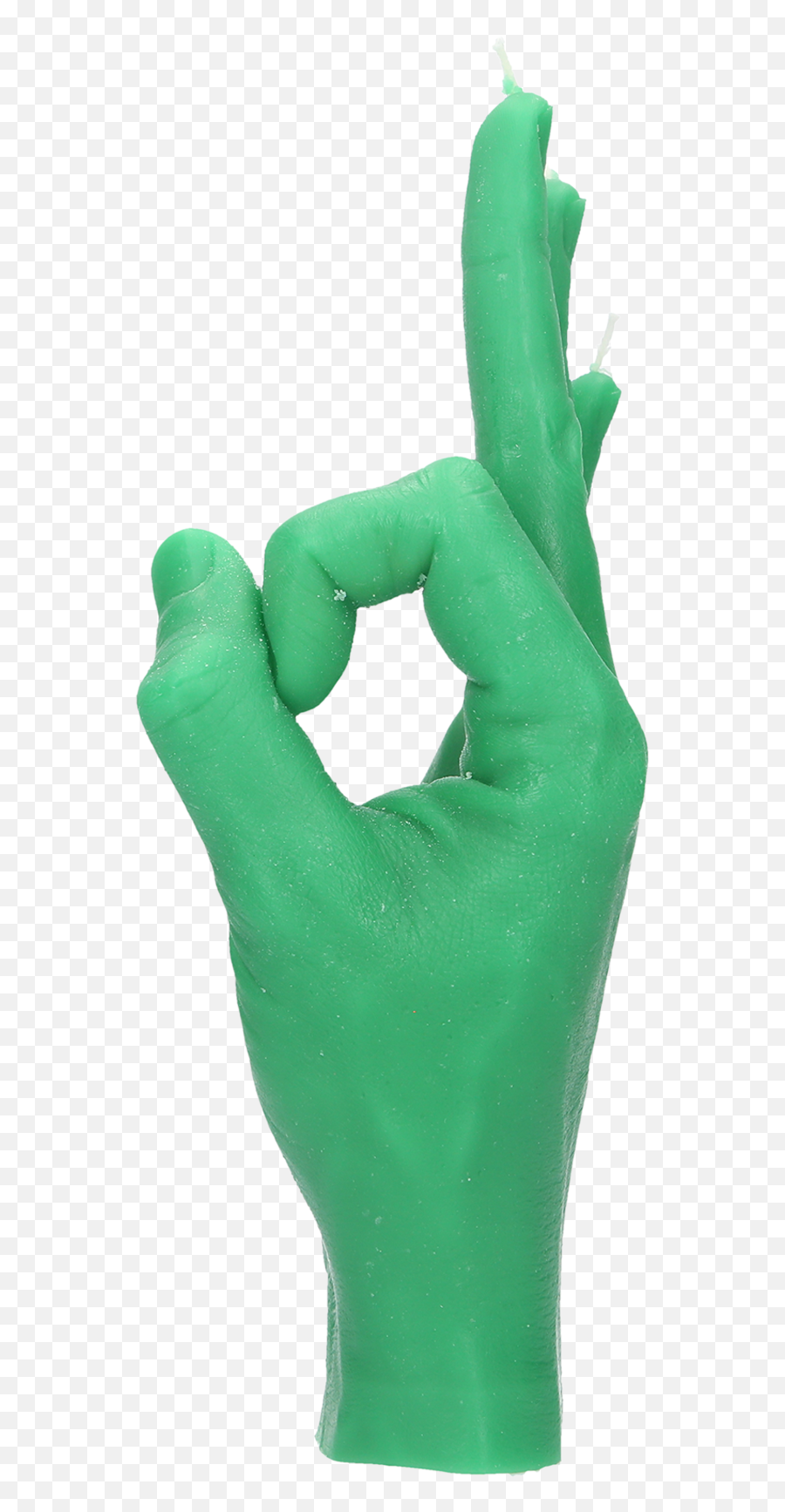 Ok Hand Gesture Candle - Green Ok Hand Png,Ok Hand Png