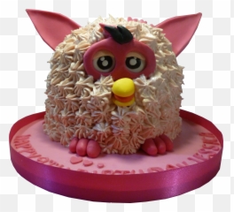 Pink Furby Cake Course - Furby Pink Png,Furby Png