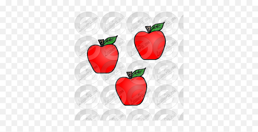 Lessonpix Mobile - Heart Png,Apples Png
