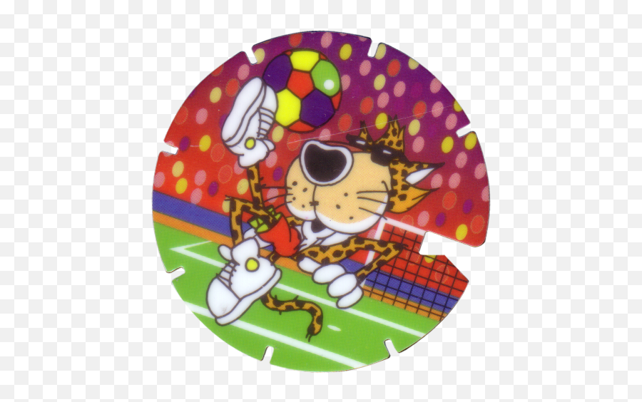 061 100 Chester Cheetah 78 Soccer - Tazos Chester Cheetos Png,Chester Cheetah Png