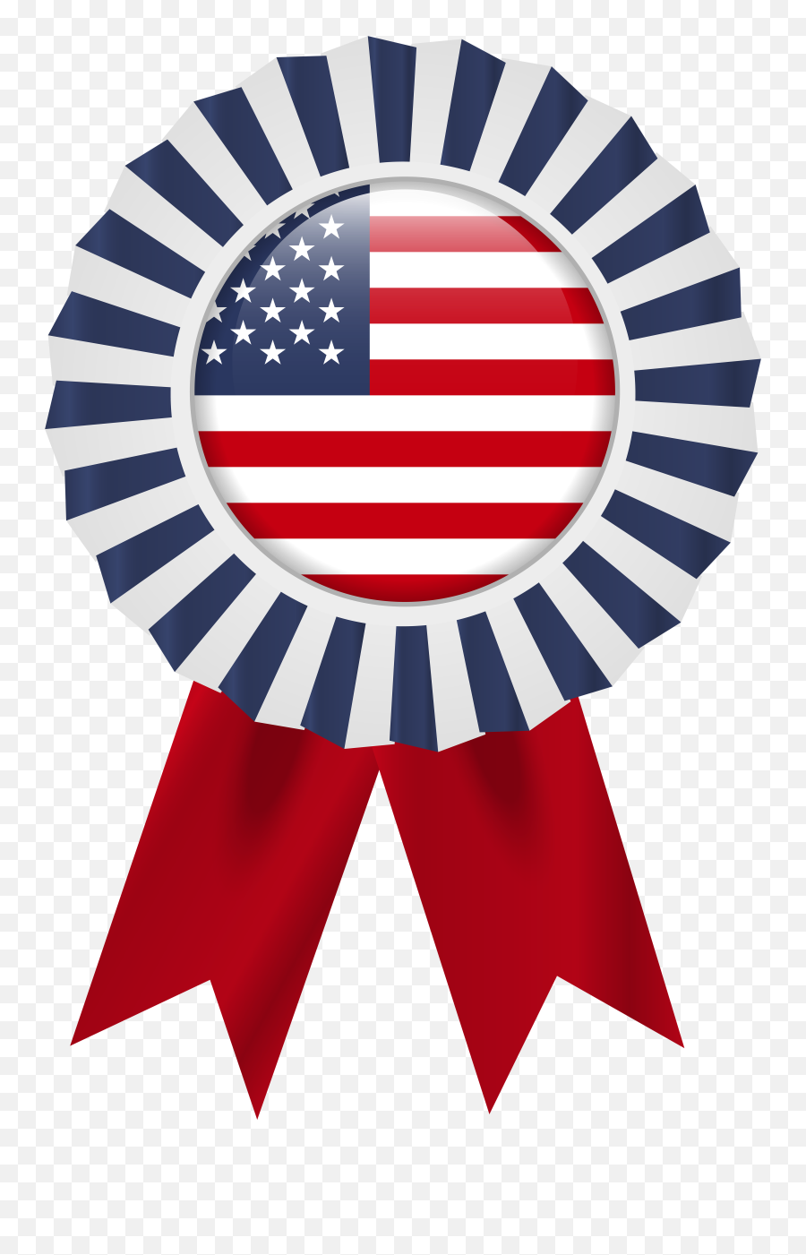 Download Hd Usa Flag Rosette Png Clip Art Image Gallery - Hobby Lobby Paper Fans,American Flag Clip Art Png