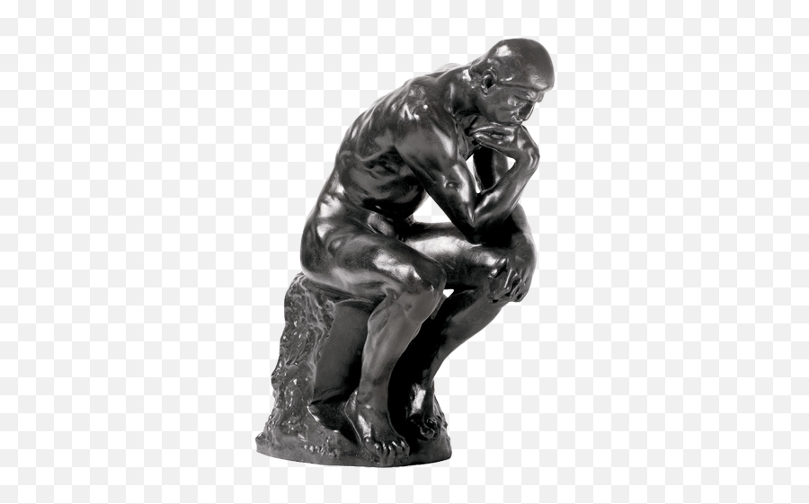 Small Sculpture The Thinker Png Image - Pablo Picasso Most Famous Sculpture,The Thinker Png