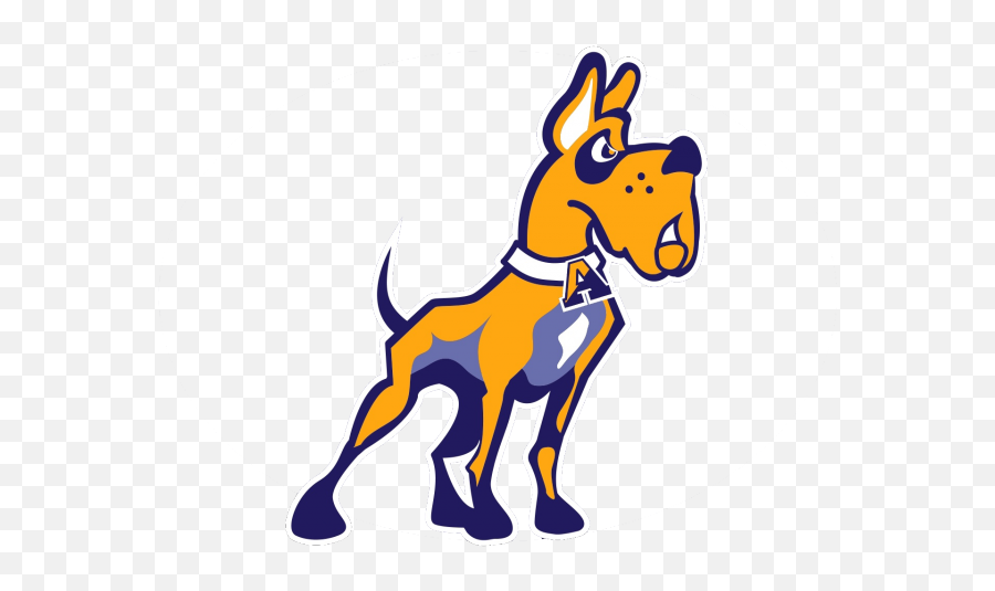 Great Dane Clipart Transparent - Great Dane Ualbany Logo Png,Great Dane Png