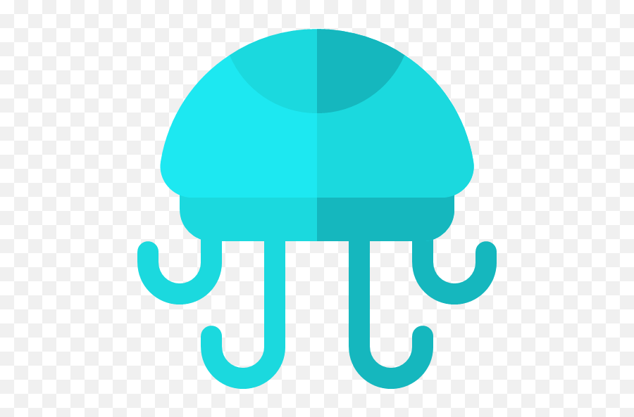 Flat Version Jellyfish Icon - Nature Rounded Icons Png,Jellyfish Png