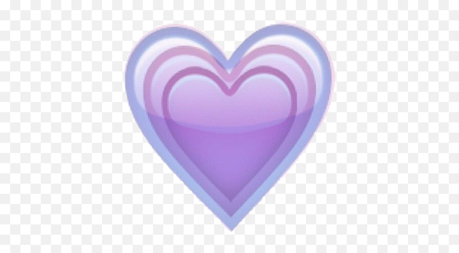 Transparent Purple Heart Emoji Bynisha - Heart Png,Emoji Hearts Transparent