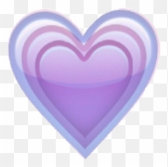 Transparent Purple Heart Emoji Bynisha - Heart Png,Emoji Hearts Transparent