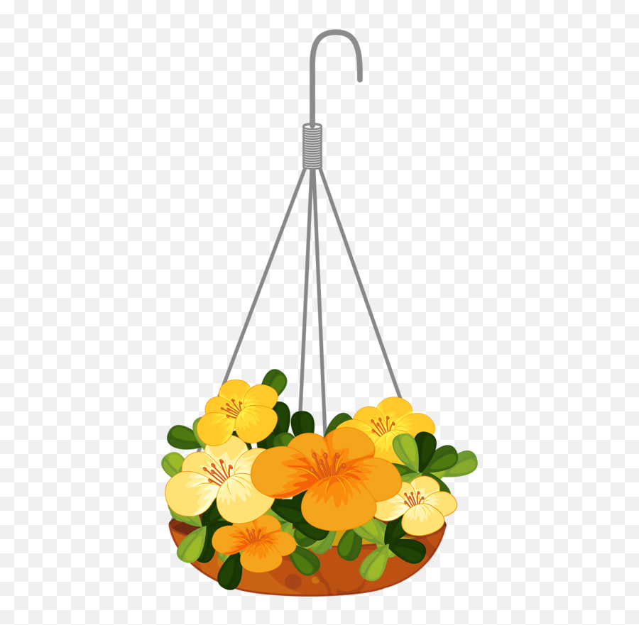 1771653d - Hanging Basket Clip Art Png,Hanging Plants Png