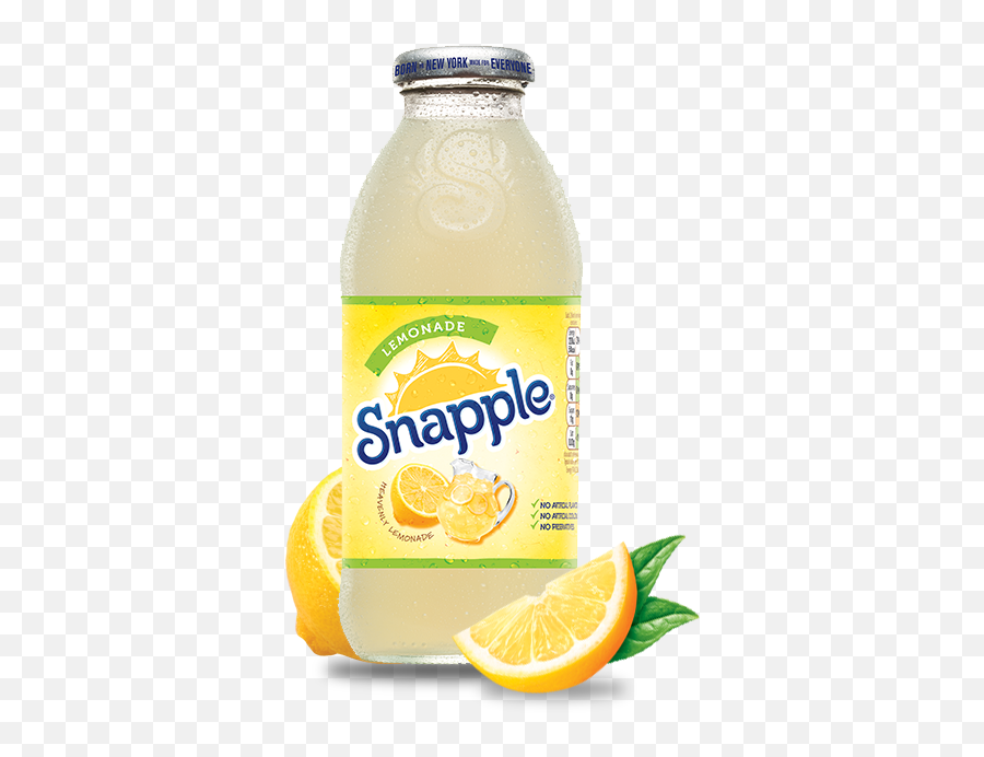 Lemonade - Glass Bottle Png,Snapple Png