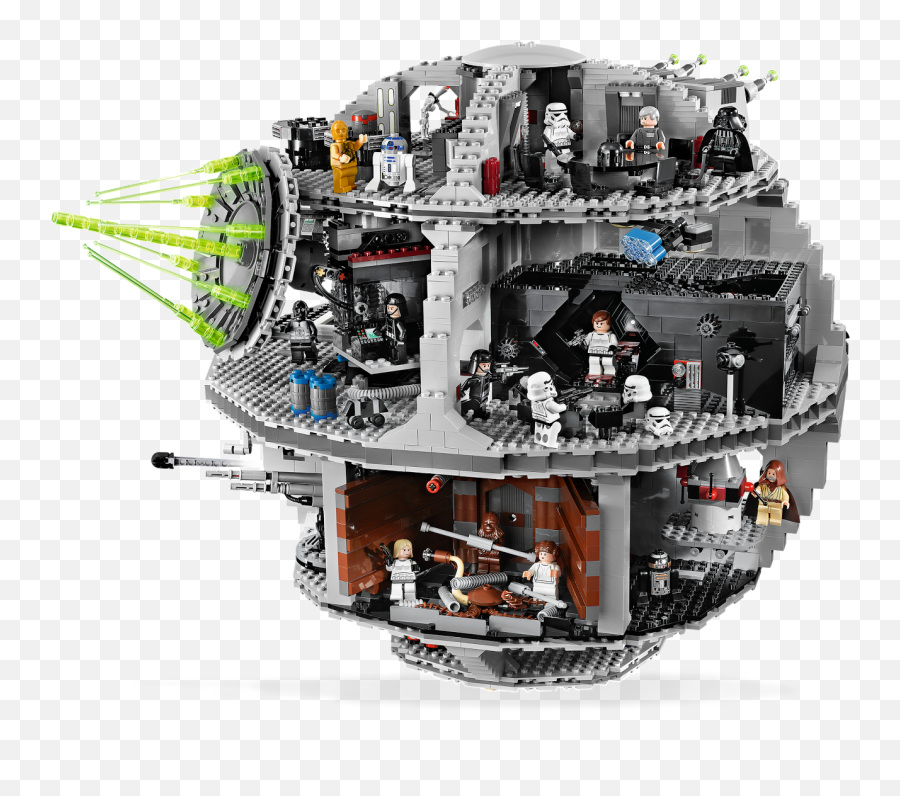 How Big Should The Lego Death Star - Lego Death Star 10188 Png,Death Star Transparent