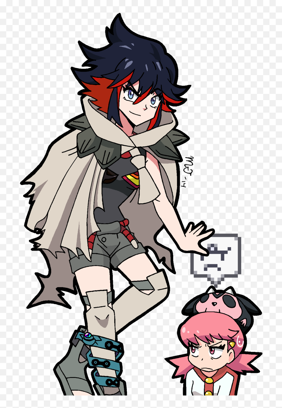 Ryuko Matoi - Kill La Kill Pokemon Crossover Hd Png Kill La Kill X Pokemon,Ryuko Matoi Png