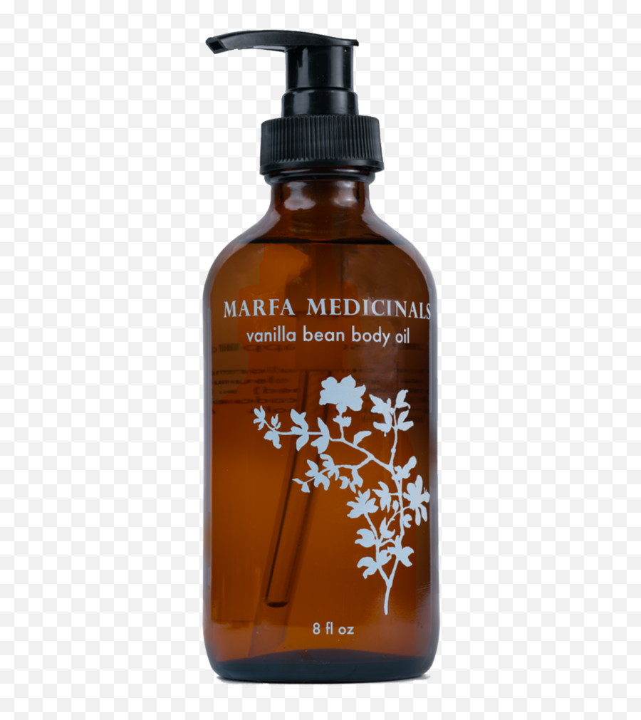 Vanilla Bean Body Oil Marfa Medicinals - Bottle Png,Vanilla Bean Png