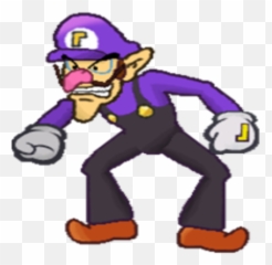 Paper Waluigi - Roblox Cartoon png