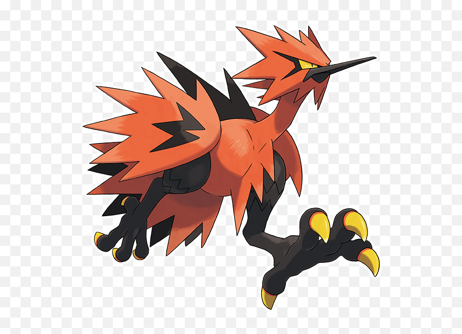 Galarian Zapdos - Pokemon Sword And Shield Zapdos Png,Zapdos Png