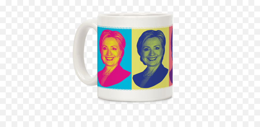 Hillary Clinton Coffee Mugs Lookhuman - Serveware Png,Hillary Clinton Face Png