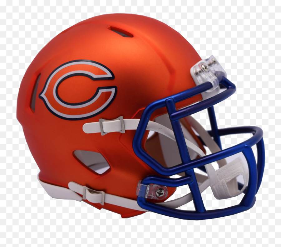Chicago Bears Nfl Blaze Revolution Speed Riddell Mini Football Helmet - Riddell Chicago Bears Mini Helmet Png,Chicago Bears Png