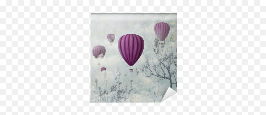 Pink Balloons Wall Mural U2022 Pixers - We Live To Change Fototapeta Balony Png,Pink Balloons Png