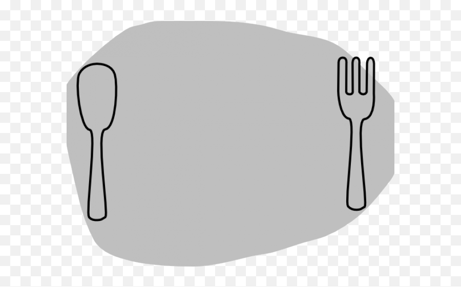 Download Hd Dinner Plate Clipart Silverware - Plate Plate Clip Art Png,Silverware Png