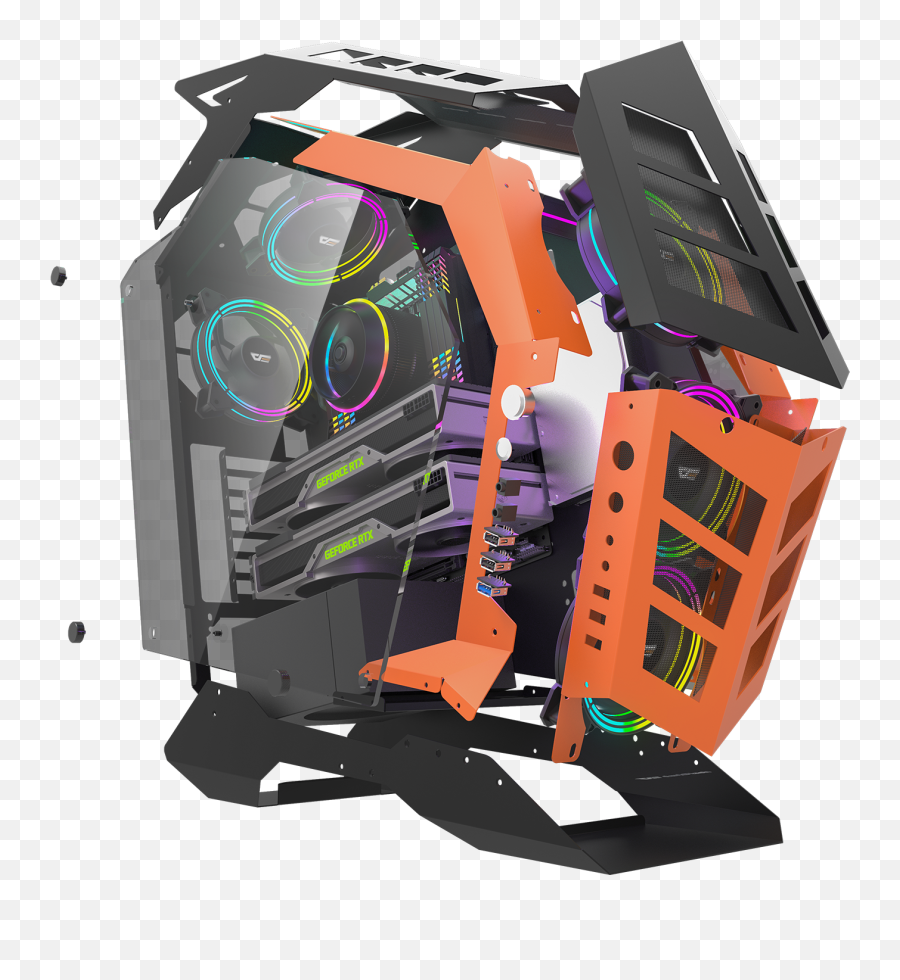 Darkflash Knight K1 Atx Gaming Case - Darkflash Knight Png,Transparent Computer Case