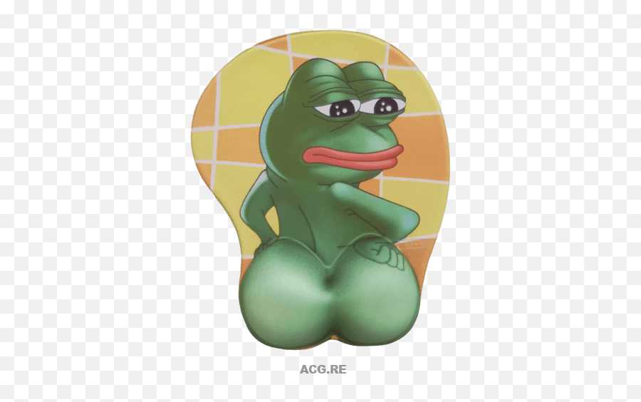 Pepe The Frog 3d Anime Butt Mouse Pad - Pepe Mouse Pad Png,Pepe Frog Transparent