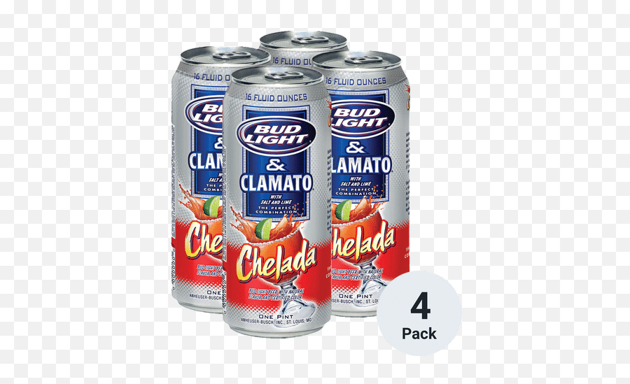 Bud Light Chelada - Bud Light Clamato Calories Png,Bud Light Can Png