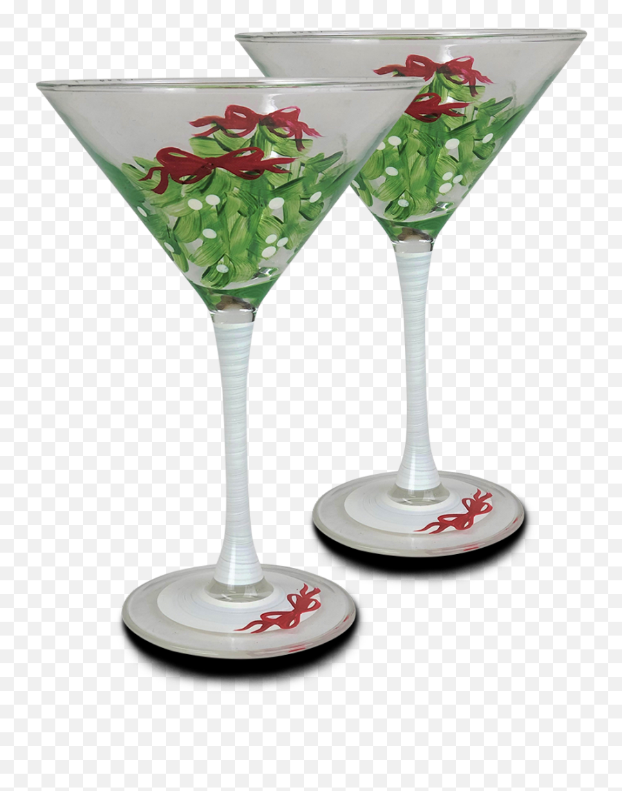 Mistletoe Love Martini S2 U2013 Golden Hill Studio - Martini Glass Png,Mistletoe Transparent