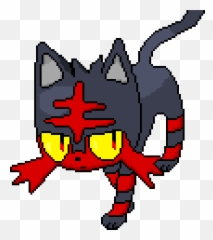 Starter Alola Transparent Png Image - Litten Transparent Background,Litten Png