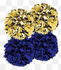 Ofhs Cheer Pom Poms - Gold Cheerleading Pom Poms Png,Pom Poms Png