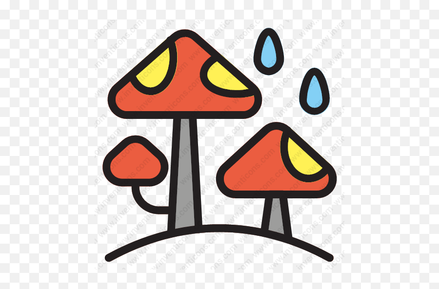 Download Autumn Mushroom Vector Icon Inventicons - Vertical Png,Mushroom Icon