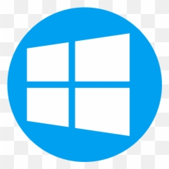 Microsoft Windows Icon - Microsoft Icon Round Png,Windows Icon Png