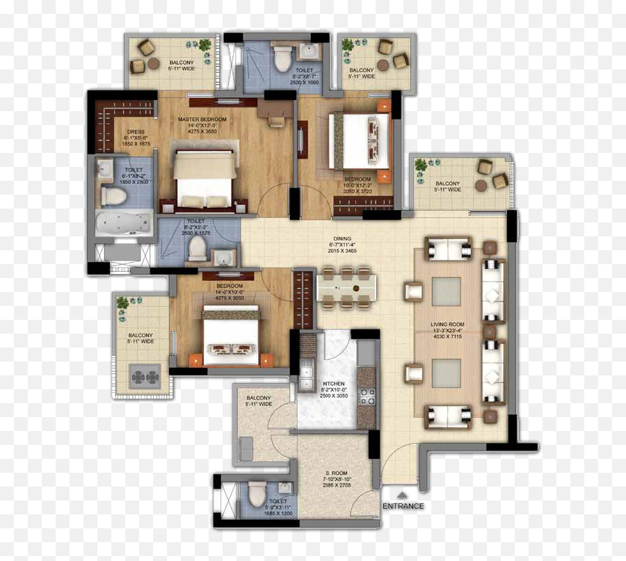 Sector 81 Gurgaon Dlf The Ultima - Dlf Ultima Floor Plans Png,Dlf Icon Resale