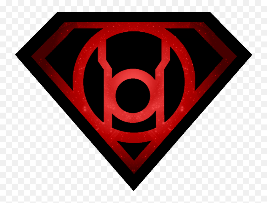 More Like Superman Sinestro Lantern Shield By Kalel7 - Red Superman Red Lantern Symbol Png,Supergirl Logo Png