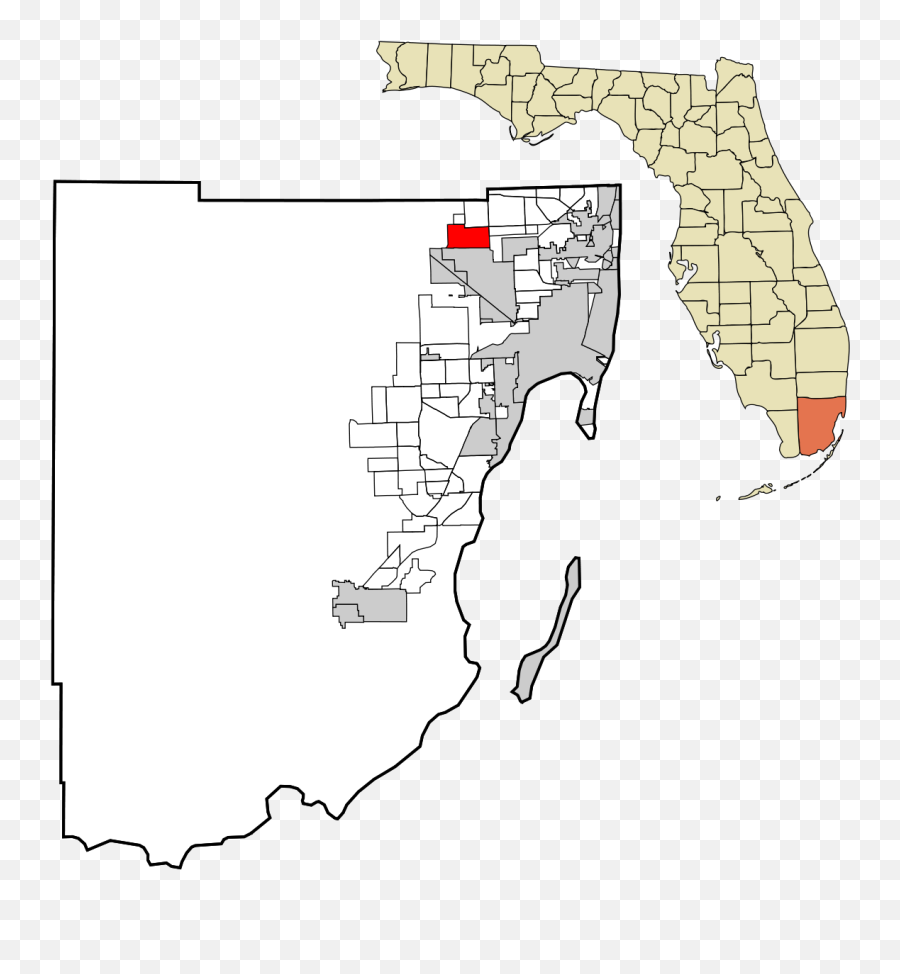 Miami Lakes Florida - 411845 Png Images Pngio Miami Canal On Florida Map,Florida Map Png