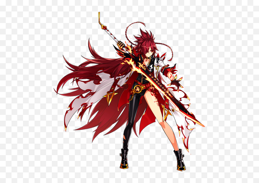 Flame Lord - Elsword Elesis Flame Lord Png,Fire Ash Png