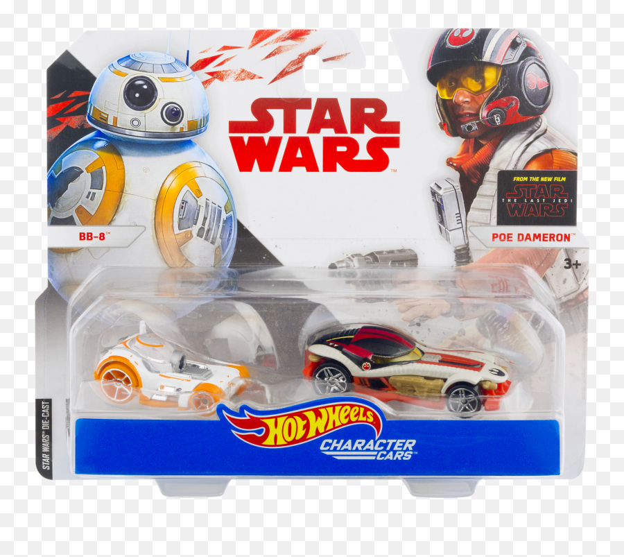 Mattel Hot Wheels Star Wars Bb - 8 U0026 Poe Dameron Luke Skywalker Hot Wheels Star Wars Cars Png,Poe Dameron Icon