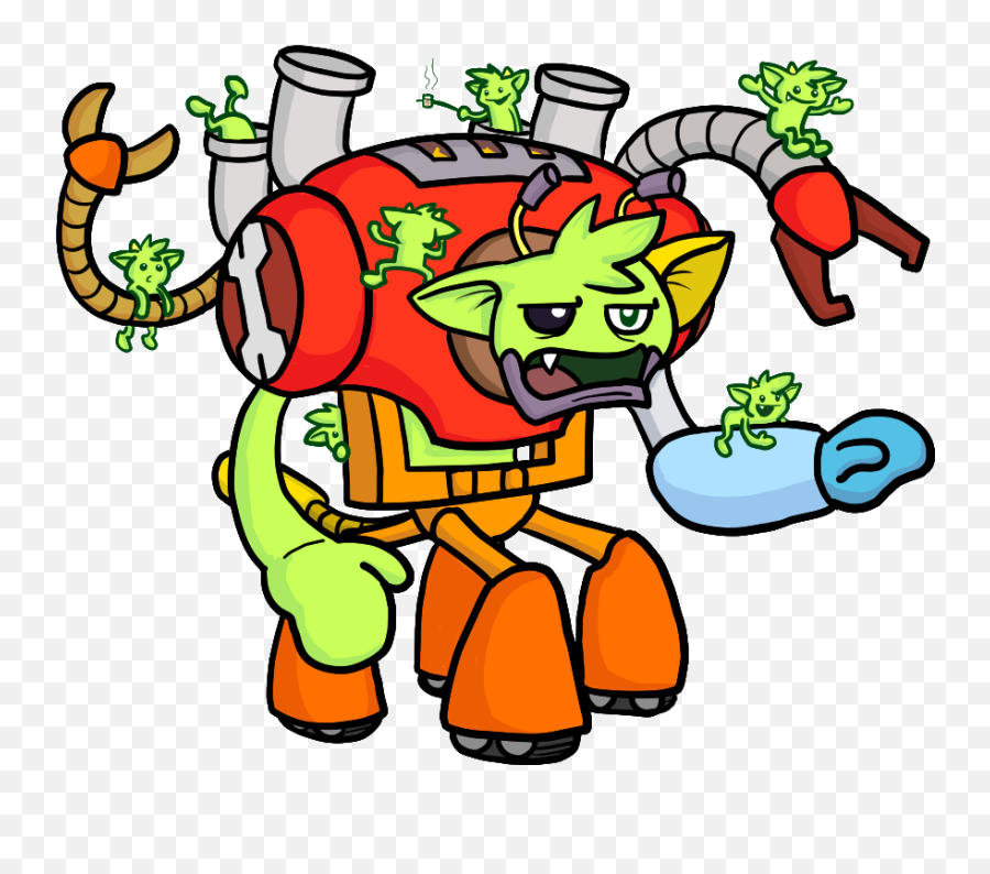 Download Hd Gremlin Hadnu0027t Become The Means To His Own End - Cartoon Png,Gremlin Png