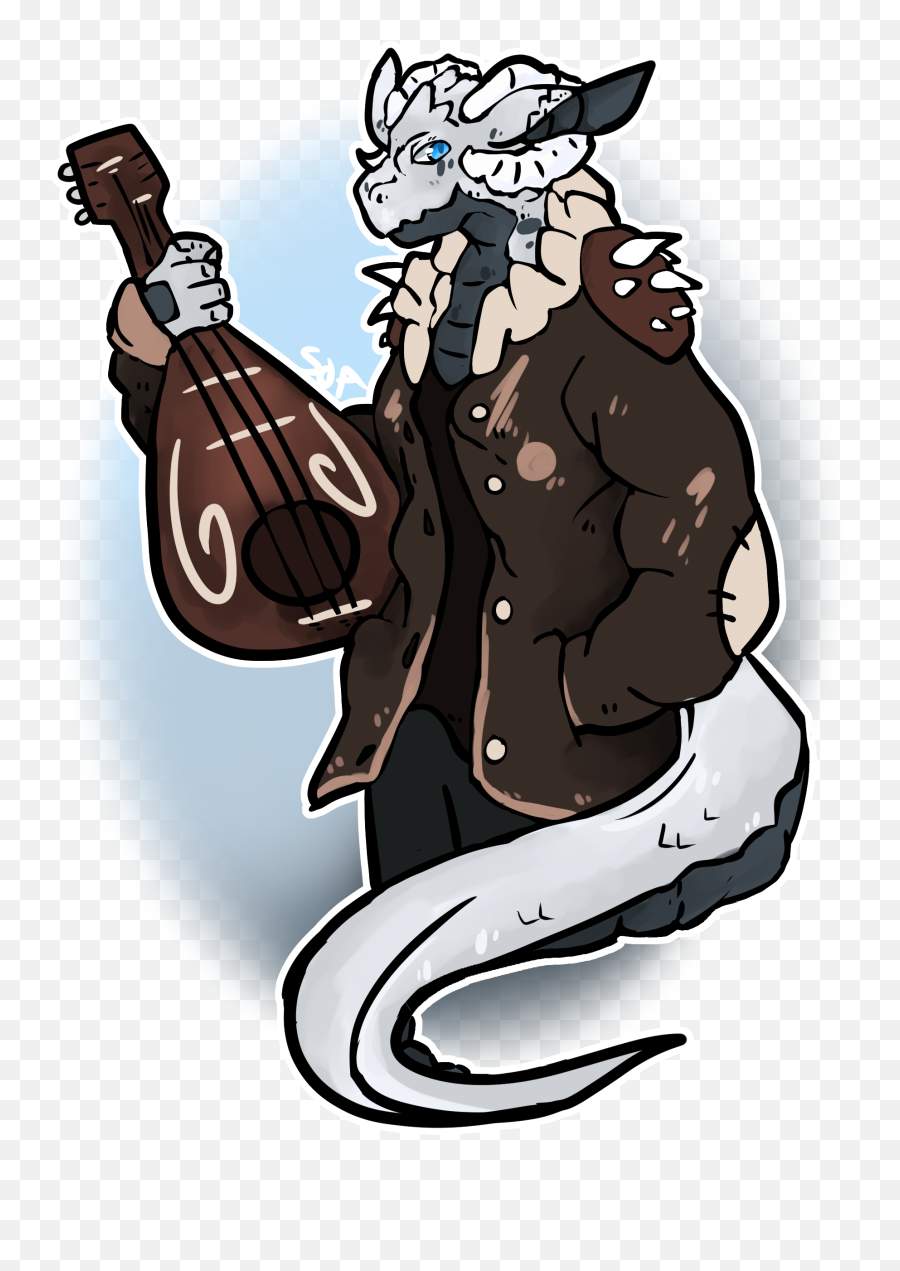 Bard Dragonborn For A Dnd Game - Bard Furry Png,Dragonborn Icon